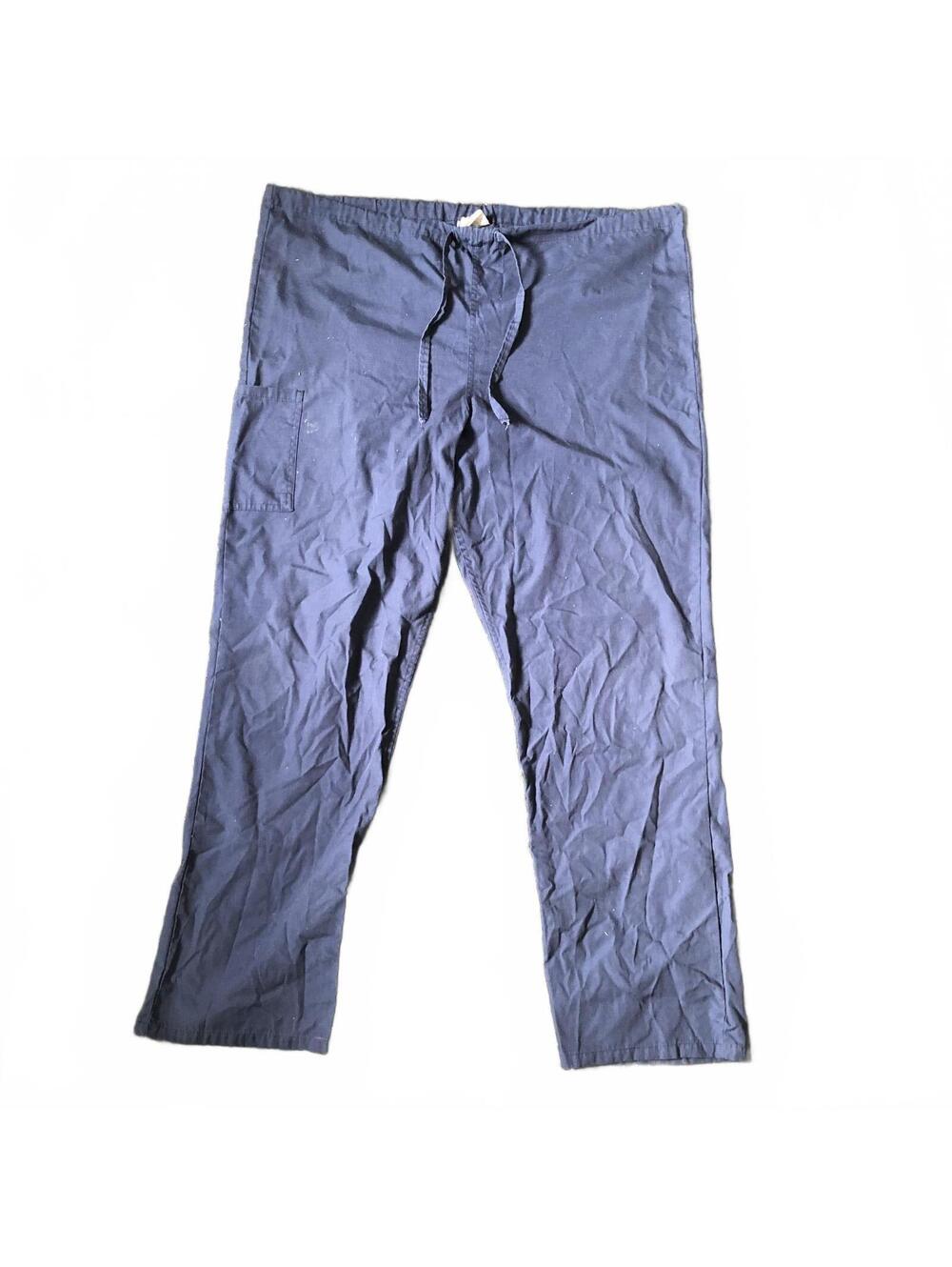 Landau ScrubZone Navy Blue Medical Scrub Pants Large